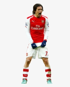 Tomas Rosicky Render, Hd Png Download - Tomas Rosicky Arsenal Png, Transparent Png, Transparent PNG