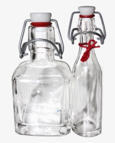 Empty Vinegar Bottles - Botol Transparan Gambar Toples Rempah Rempah Vektor, HD Png Download, Transparent PNG