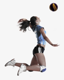 Female Volleyball Player Png, Transparent Png, Transparent PNG