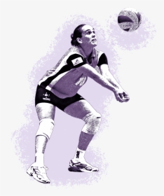 Volleyball Player - Volleyball Girl Vector, HD Png Download, Transparent PNG
