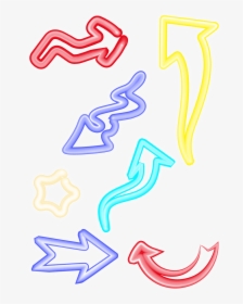 Neon Special Effects Color Personality Arrow Ai Vector, HD Png Download, Transparent PNG