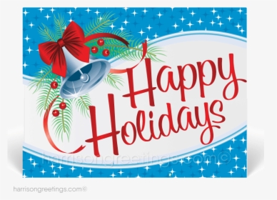 Transparent Happy Holiday Png - Campanas De Navidad, Png Download, Transparent PNG