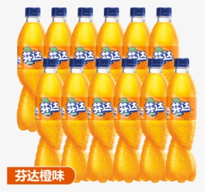 Coca-cola Fanta Orange Sauce 500ml*12 Bottle Fruity - Orange Soft Drink, HD Png Download, Transparent PNG