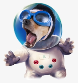 #ftestickers #astronaut #space #funny #dog #freetoedit - Funny Hd Image Download, HD Png Download, Transparent PNG