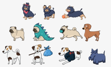 Transparent Doberman Clipart - Cute Dog Stickers Printable, HD Png Download, Transparent PNG