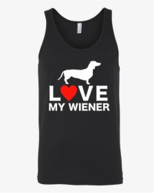 Love My Wiener Funny Dog Shirt - T-shirt, HD Png Download, Transparent PNG