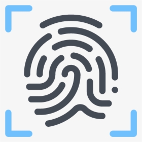 Fingerprint Recognition Icon - Fingerprint Icon Png, Transparent Png, Transparent PNG