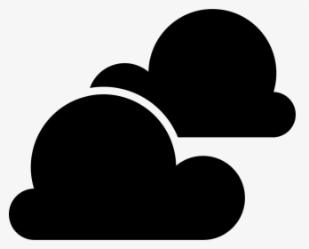 Black Clouds On White - Black Clouds Clip Art, HD Png Download, Transparent PNG