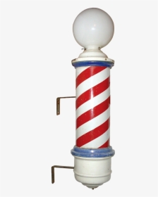 Transparent Barber Pole Clipart - Old Barber Shop Pole, HD Png Download, Transparent PNG