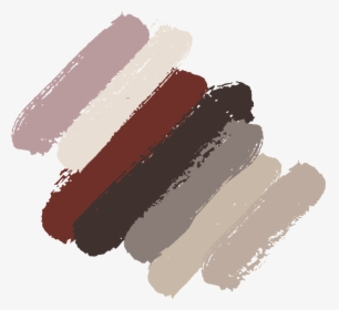 Seven Paint Swipes, Representing The Colors Of The - Brown Rustic Color Palette, HD Png Download, Transparent PNG