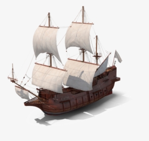 Ship Free Png Image - Galleon, Transparent Png, Transparent PNG