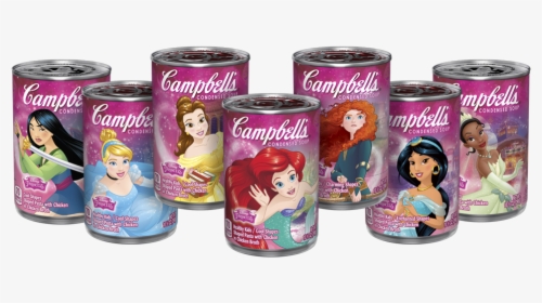 Disney Princess Cans - Campbell's Disney Princess Soup, HD Png Download, Transparent PNG