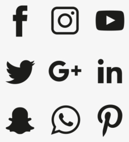 Black Social Media Logo Png, Transparent Png, Transparent PNG