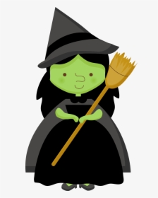 Halloween Witch Clip Art - Witch Clipart, HD Png Download, Transparent PNG
