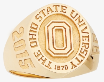 Ohio State Buckeye Ring Gold Signet, HD Png Download, Transparent PNG