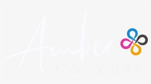 Amber Vilhauer Png Logo White - Calligraphy, Transparent Png, Transparent PNG
