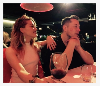 Elon Musk E Amber Heard, HD Png Download, Transparent PNG