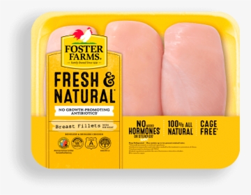 Boneless Skinless Breast Fillets - Foster Farms Fresh And Natural Chicken, HD Png Download, Transparent PNG