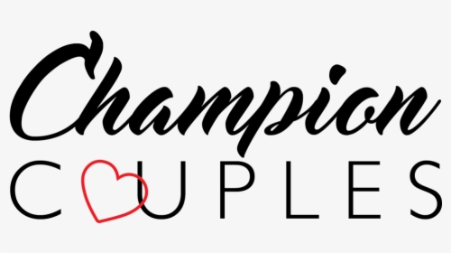 Champion Couples Logo Final -black - Calligraphy, HD Png Download, Transparent PNG