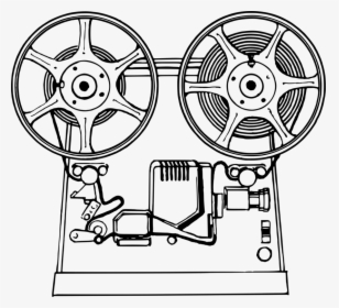 Movie Projector Multimedia Projectors Computer Icons - Film Projector Clipart, HD Png Download, Transparent PNG