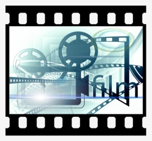 Film Clipart Movie Projector - Youtube Powerpoint Template, HD Png Download, Transparent PNG