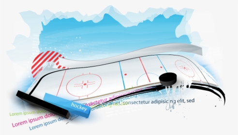 Poster Ice Hockey Silhouette Illustration - Bobsleigh, HD Png Download, Transparent PNG