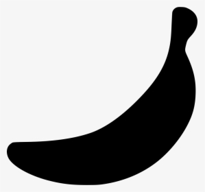 Banana Plant Tree - Banana Logo Black And White, HD Png Download, Transparent PNG