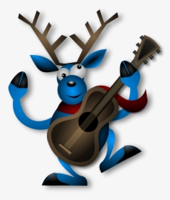 Dancing Reindeer 1 - Free Clip Art Reindeer, HD Png Download, Transparent PNG