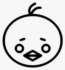 Chicken Chick Avatar Face Figure - Icon, HD Png Download, Transparent PNG