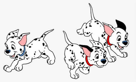 Puppy Dog And Clipart Royalty Free Files Clip Art Transparent - 101 Dalmatians Puppies Running, HD Png Download, Transparent PNG