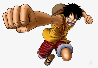 One Piece Luffy Kick, HD Png Download - vhv