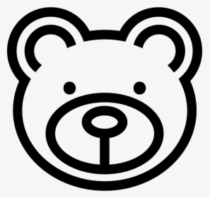 Bear Face - Bear Icon Png, Transparent Png, Transparent PNG