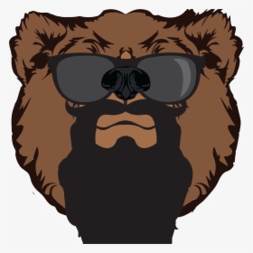 Grizzly Beard Co - Grizzly Bear Face Cartoon, HD Png Download, Transparent PNG