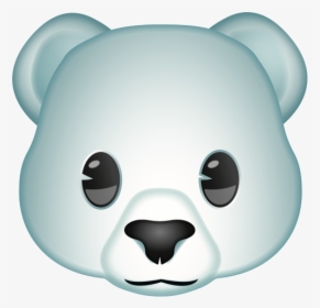 Polar Bear Emoji, HD Png Download, Transparent PNG
