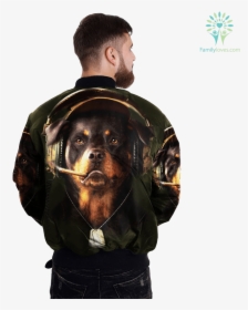Rottweiler Over Print Jacket 2 %tag Familyloves - Jacket, HD Png Download, Transparent PNG