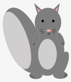 Smile Clip Art At - Gray Squirrel Clipart, HD Png Download, Transparent PNG