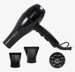 Procabello 3800 Blow Dryer Tourmaline Pro Black - Hair Dryer, HD Png Download, Transparent PNG