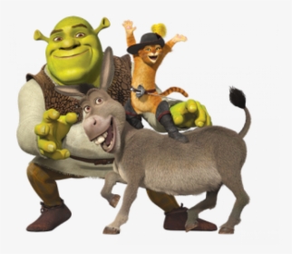 Shrek Puss In Boots And Donkey, HD Png Download, Transparent PNG