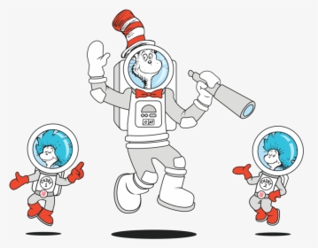 Transparent Dr Seuss Characters Png - Dr Seuss In Space, Png Download, Transparent PNG