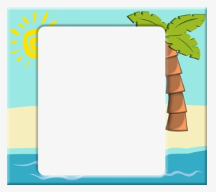 Nos Apps Templates Category - Beach Photo Frame, HD Png Download, Transparent PNG