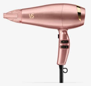Vs Sassoon Rose Gold Hair Dryer, HD Png Download, Transparent PNG