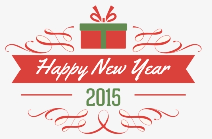 Happy New Year 2015 Png - Happy New Year 2015 Logo Png, Transparent Png, Transparent PNG