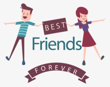 Best Friend Vector Png , Png Download - Friendship Day Vector Png, Transparent Png, Transparent PNG