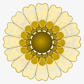 Yellow Flower Clipart Single Flower, HD Png Download, Transparent PNG