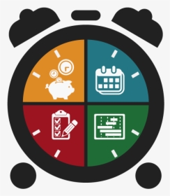 Free Time Management Icon Png 44106 - Time Management Clipart Png, Transparent Png, Transparent PNG