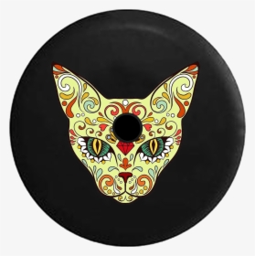 Cat Skull Day Of The Dead, HD Png Download, Transparent PNG