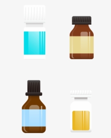 Glass Bottle Packaging And Labeling Design Portable, HD Png Download, Transparent PNG