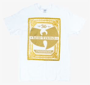 Gold Chambers T Shirt - Gold Wu Tang T Shirt, HD Png Download, Transparent PNG