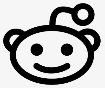 Reddit Alien Head Logo - Transparent Reddit Icon, HD Png Download, Transparent PNG