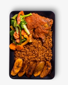 Jollof Rice And Chicken Png, Transparent Png, Transparent PNG